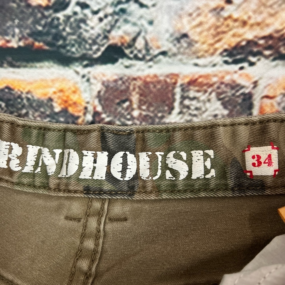 Grindhouse Camo Urban Distressed Graffiti 34x30‎ Jeans - Picture 4 of 8